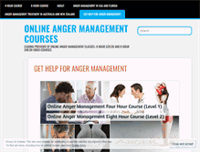 Tablet Screenshot of certifiedonlineangermanagementcourses.com